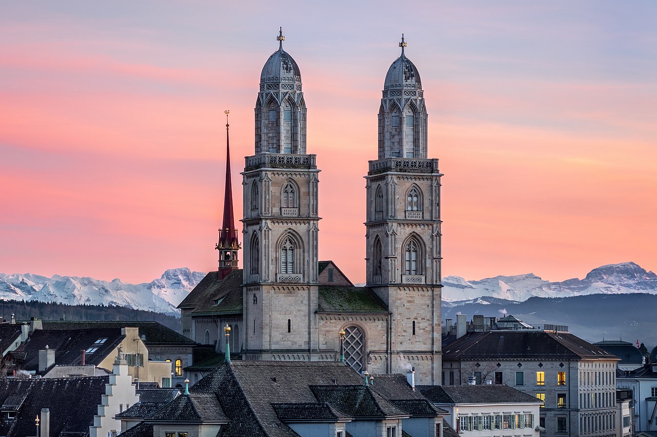 Zurich - Grossmünster, Switzerland